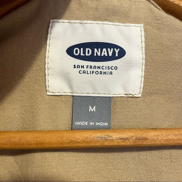 Old Navy Tan Utility Jacket Womens Size Medium - Picture 5 of 9